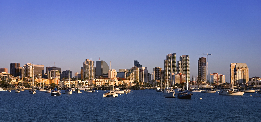San Diego Harbour In Late Afternoon