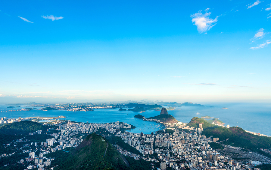 Rio de Janeiro from Sugarloaf Mountain, Brazil